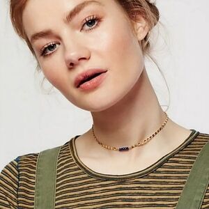 Free People Delicate Stone Necklace